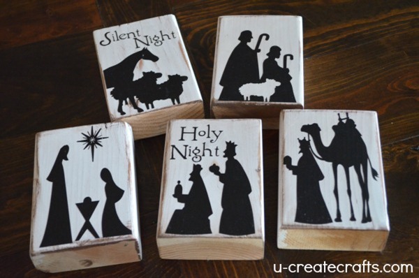 DIY Nativity Stocking Holders
