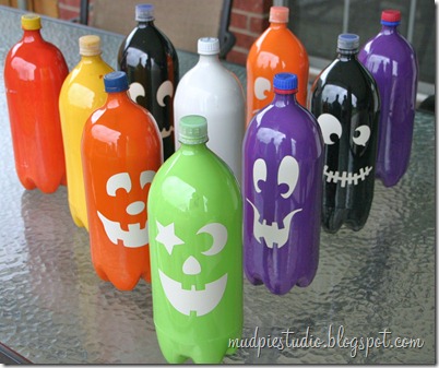 bottles - faces