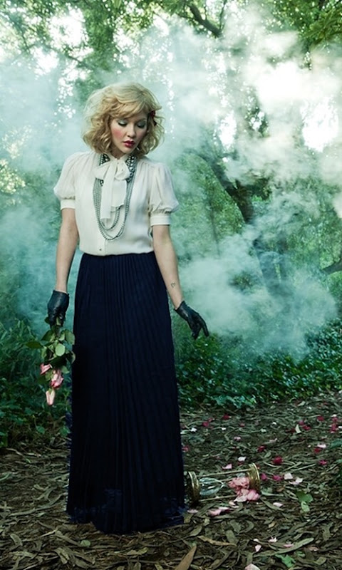 Shabby Apple maxi plait skirt