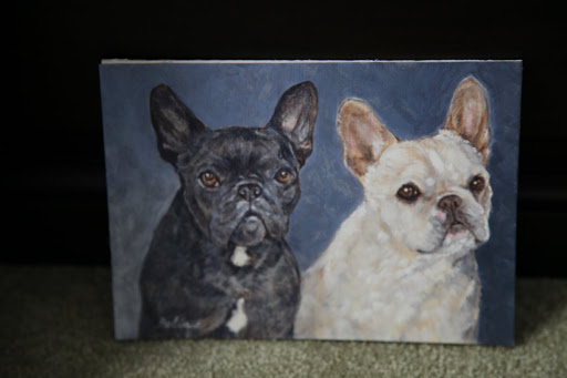 And look!  Original art by Delia Pcheco (Art by Delia).  Where am I in this painting?