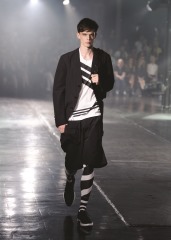 A model walks the runway at the Y-3 Spring/Summer 2014 show during Mercedes-Benz Fashion Week on September 8, 2013 in New York City. A model walks the runway at the Y-3 Spring/Summer 2014 show during Mercedes-Benz Fashion Week on September 8, 2013 in New York City.