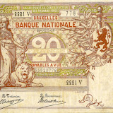 Belgian banknotes part 1