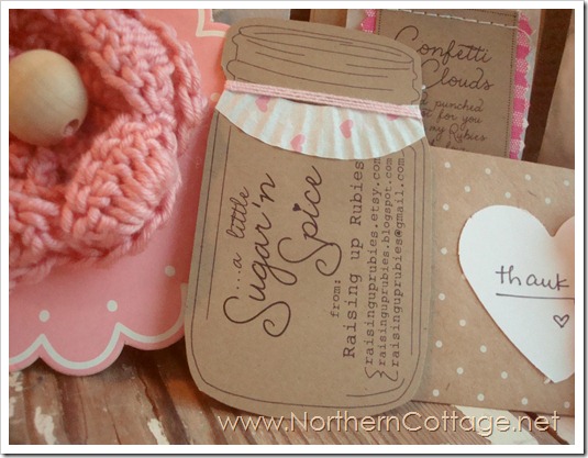 jar card rubies @ northerncottage.net