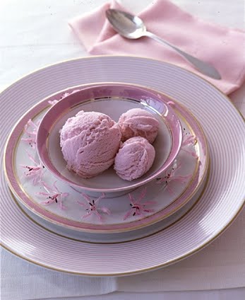 Pink icecream. (Martha Stewart Living)