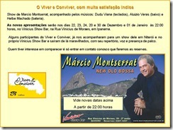Show Marcio Montserrat-Novas datas
