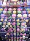 A tempting display of mochi desserts from Bubbies Ice Cream. The Hawaiian company is constantly trying out new flavors and switching them up for the season. Merritt loved this summer's watermelon flavor and went back for more (a dangerous precedent to set on a food-filled day) for a fix of her favorite flavor, green tea. A tempting display of mochi desserts from Bubbies Ice Cream. The Hawaiian company is constantly trying out new flavors and switching them up for the season. Merritt loved this summer's watermelon flavor and went back for more (a dangerous precedent to set on a food-filled day) for a fix of her favorite flavor, green tea.