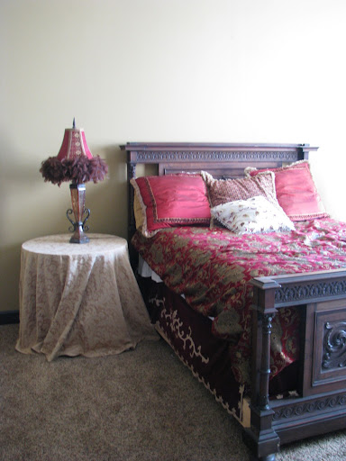 This is the master bedroom, located at the east end of the castle. (Photo by: Brittni Bynum)