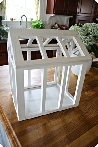 white terrarium