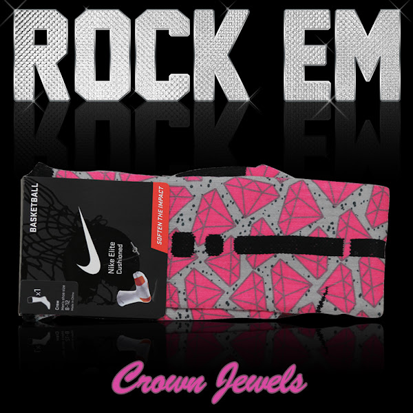 Get Matching LBJ X Diamond Elite Basketball Socks and Rock 8217em