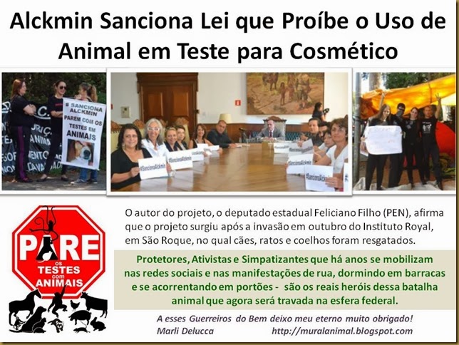 Alckmin Sanciona Lei que Proíbe o Uso de