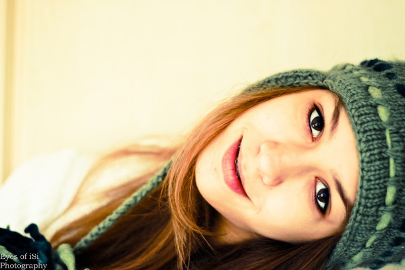 Eyes-of-iSi-Mütze-Grün-Wolle-Winter