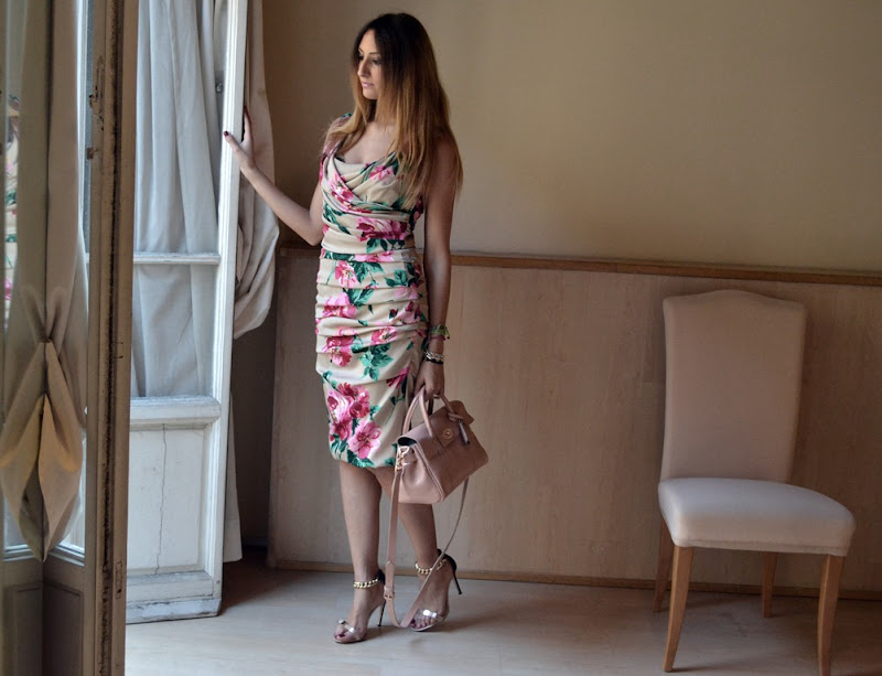 Dolce & Gabbana Dress, Mulberry Bag, Elisabetta Franchi Celyn B Shoes