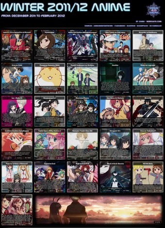 Anime Inverno 2012 v4 Winter Anime 2012, Anime Inverno 2012, invernale