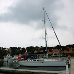Die Sunrise in unserem letzten Hafen in Indonesien: Nongsa Point Marina.