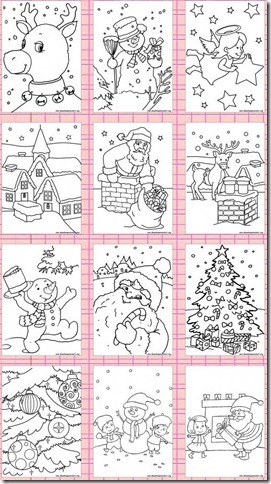 Desenhos para Colorir Natal