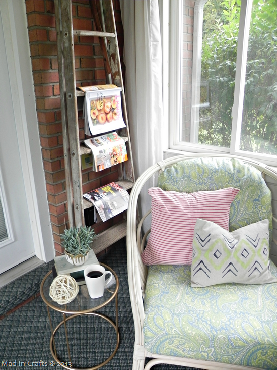 ladder magazine rack ladder magazine rack