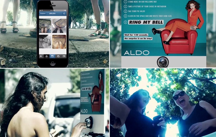 Marca de sapatos surpreende mulheres usando o Instagram. campanha-marketing-instagram-aldo-shoes-sapatos