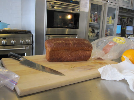 Brioche bread from Balthazar bakery. Buttery and tender.