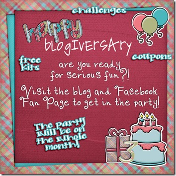 Blogiversary flier Blogiversary flier