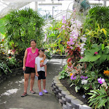 Maria and Kai at the Foster Botanical Garden