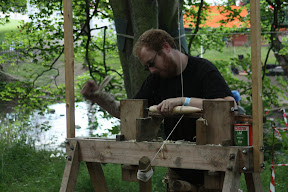 New to Cliffhanger 2011 was the large woodland activities zone over the river.