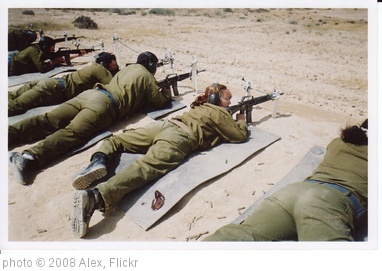 'Female IDF Soldier Shooting Practice' photo (c) 2008, Alex - license: http://creativecommons.org/licenses/by/2.0/