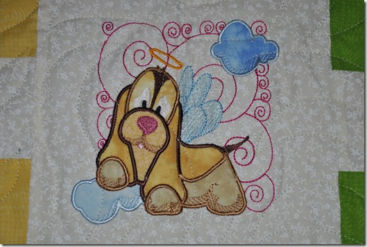 Angel Puppy Quilt 3