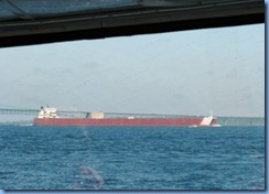 3270 Michigan - Shepler's Ferry to Mackinac Island Lake Huron - lake freighter Edgar B. Speer 3270 Michigan - Shepler's Ferry to Mackinac Island Lake Huron - lake freighter Edgar B. Speer