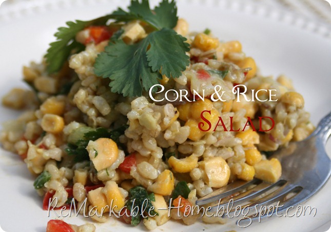 corn and rice salad