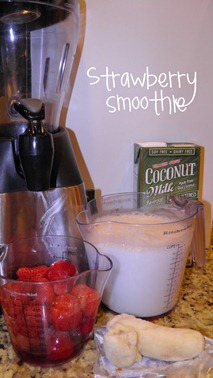 strawberry smoothie