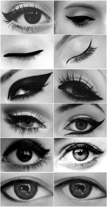 eyeliners via Pinterest