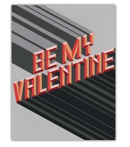 Another Paperless Post Valentine's -- this is such a fun '80s inspired card.