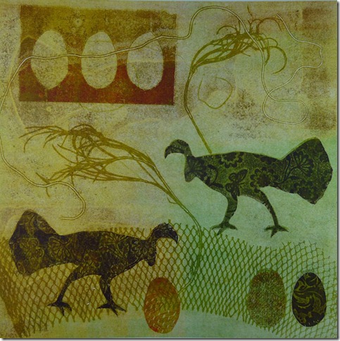 The trouble with turkeys 11_Monotype_SandraPearce The trouble with turkeys 11_Monotype_SandraPearce