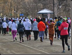 It takes a unique individual to wear tiger stripes of this nature...in a public race.