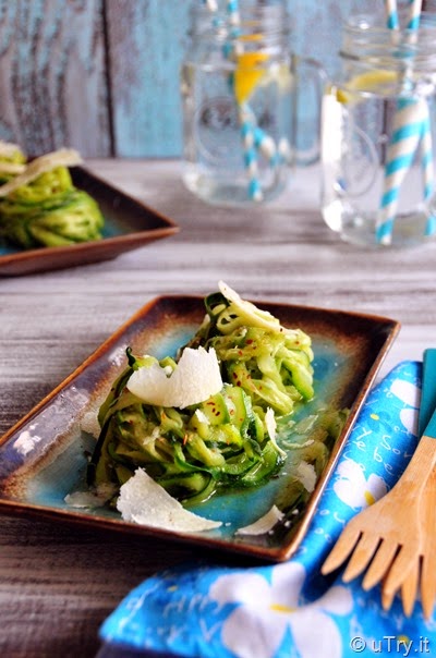 How to Make Zucchini Pasta—Naturally Gluten-Free and Low Carb Recipe  The perfect way to use up the zucchini from your garden!  http://uTry.it