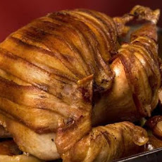 Bacon-Wrapped Turkey with Pear Cider Gravy Recipe