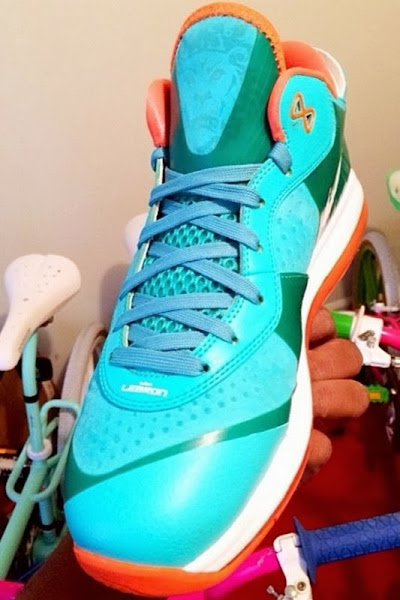 Nike LeBron 8 V2 Low Miami Dolphins Unreleased Sample
