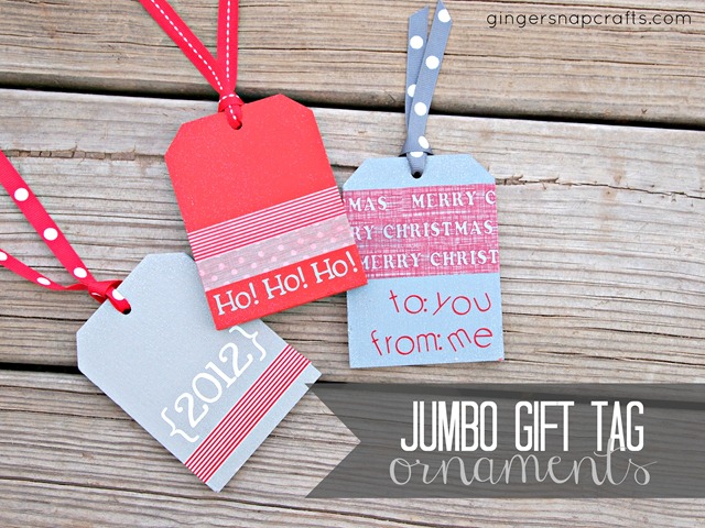 jumbo gift tag ornaments & a DecoArt giveaway jumbo gift tag ornaments & a DecoArt giveaway