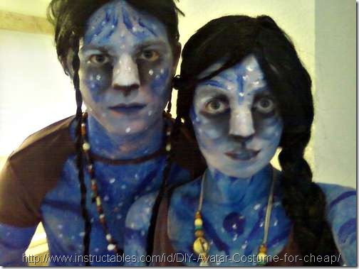 Todo Halloween: Avatar, maquillaje y disfraz casero de Avatar para halloween