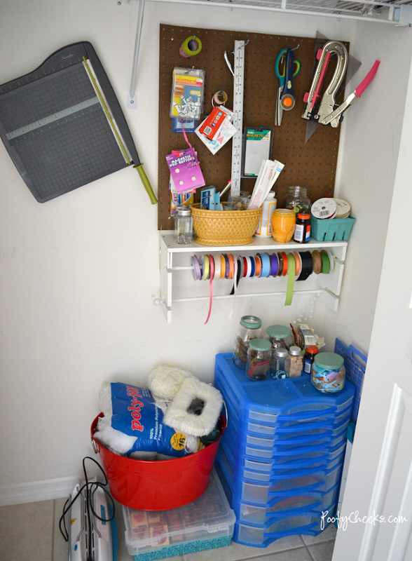 Craft Room Organization by Poofy Cheeks
