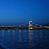 The Chain Bridge at night