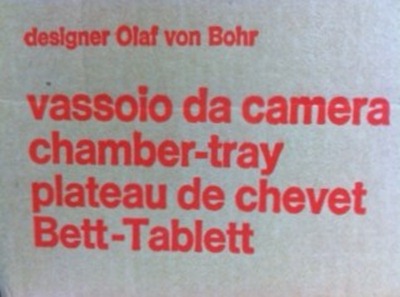 Olaf von Bohr Kartell bed table