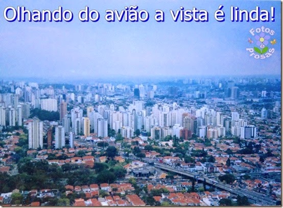 vista do avião vista do avião