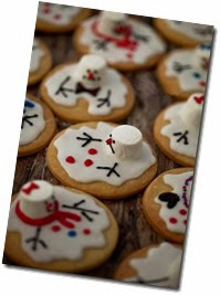 snowmen biscuits