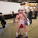 Naked Cowboy at Work