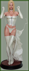 White Queen Emma Frost Statue Comiquette Exclusive Sideshow (Front)