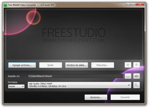 Descargar Free Webm Video Converter gratis