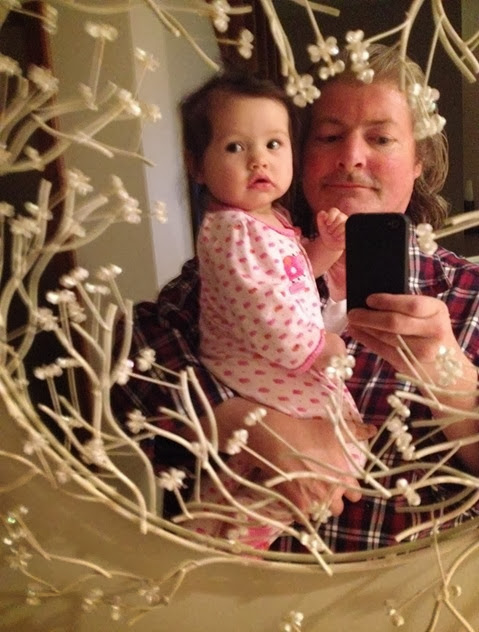 c0 Dad and Mimi in the mirror