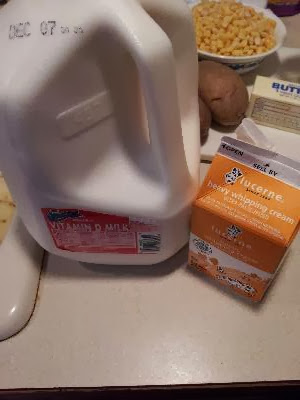 milk and cream milk and cream