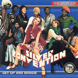 c0 Album cover of the Silver Convention's "Get Up And Boogie," 1975